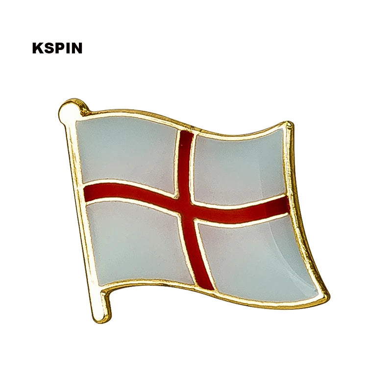 England metal flag lapel pins badge Brooch Pins for Clothes KS-0234