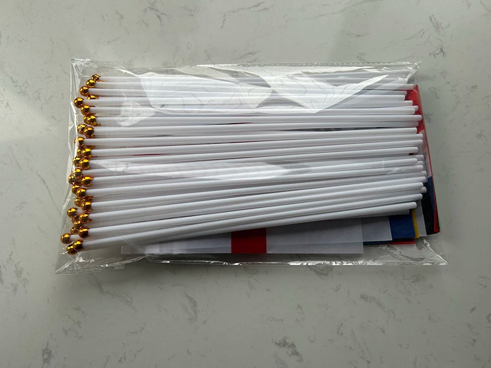 2026 world Country  hand Flag 14x21cm 48pcs Football cup Countries Flag Bunting National String Banner Event Garlands decoration